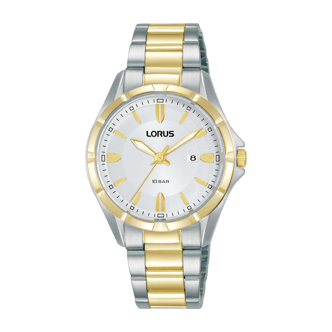 Lorus Sports RJ252BX9 Damenuhr Weiß • Mineralglas • Edelstahlarmband