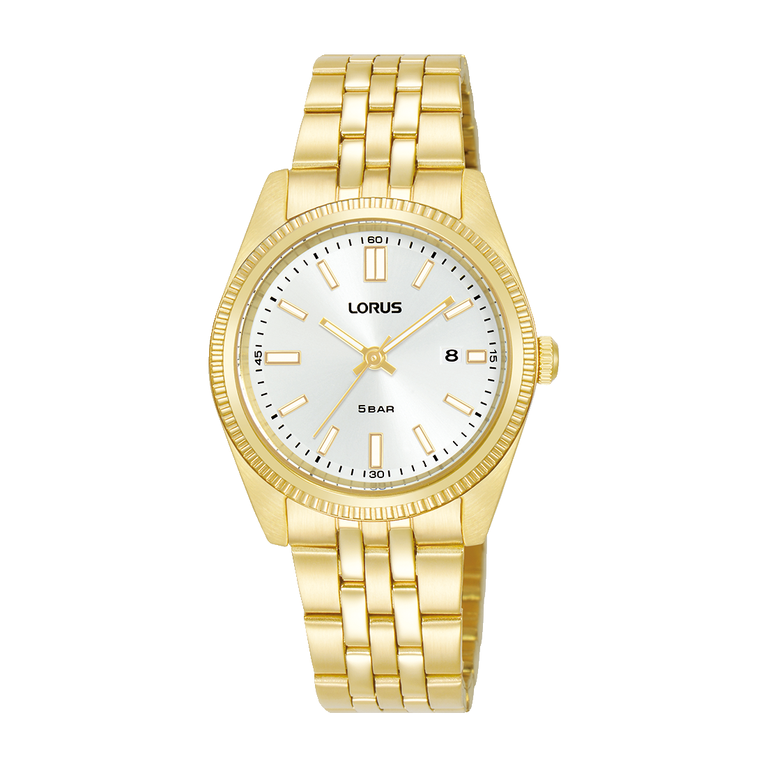 Lorus Classic RJ284BX9 Damen Armbanduhr Silber • Mineralglas • Edelstahlarmband