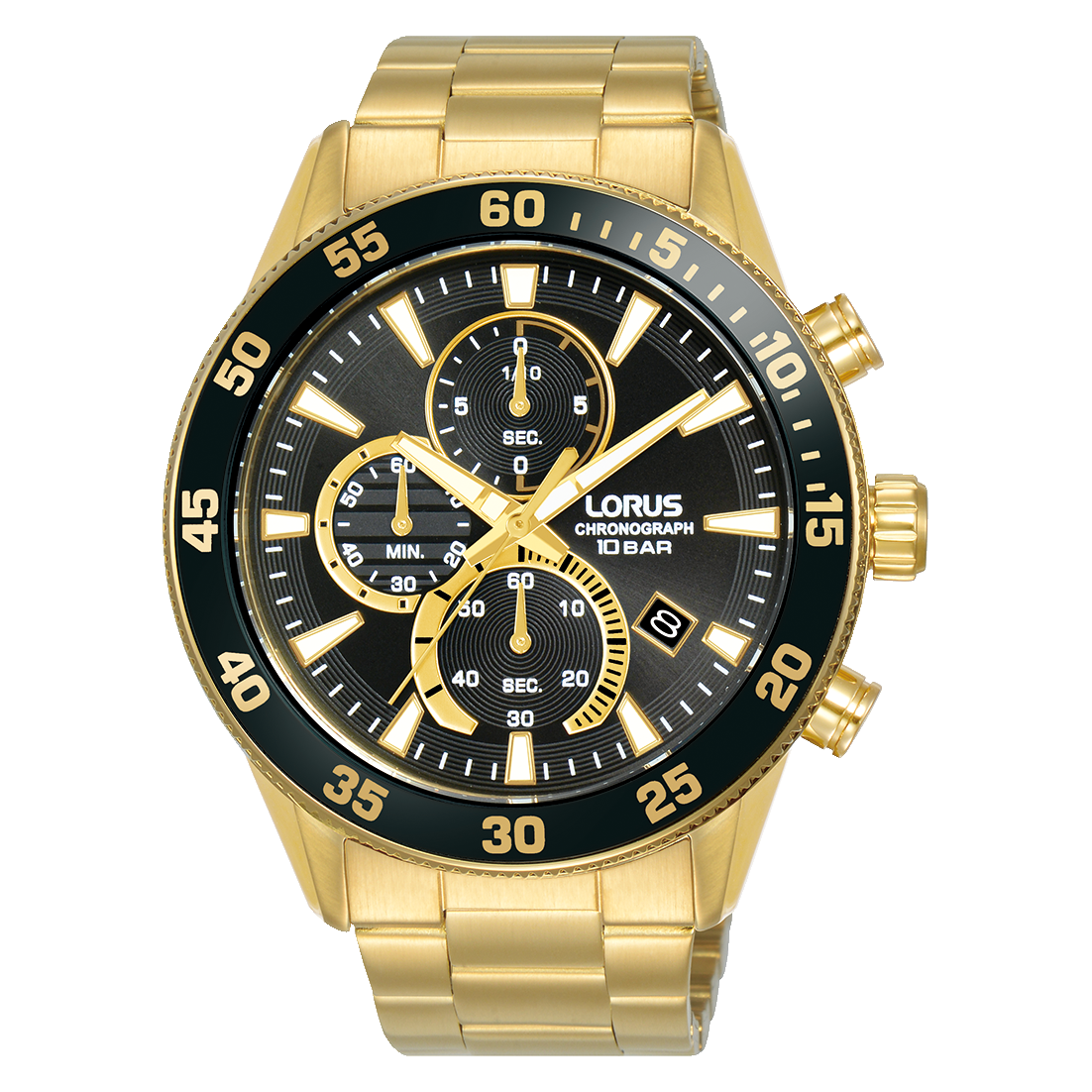 Lorus Sports RM330JX9 Herren Armbanduhr • Chronograph • Mineralglas