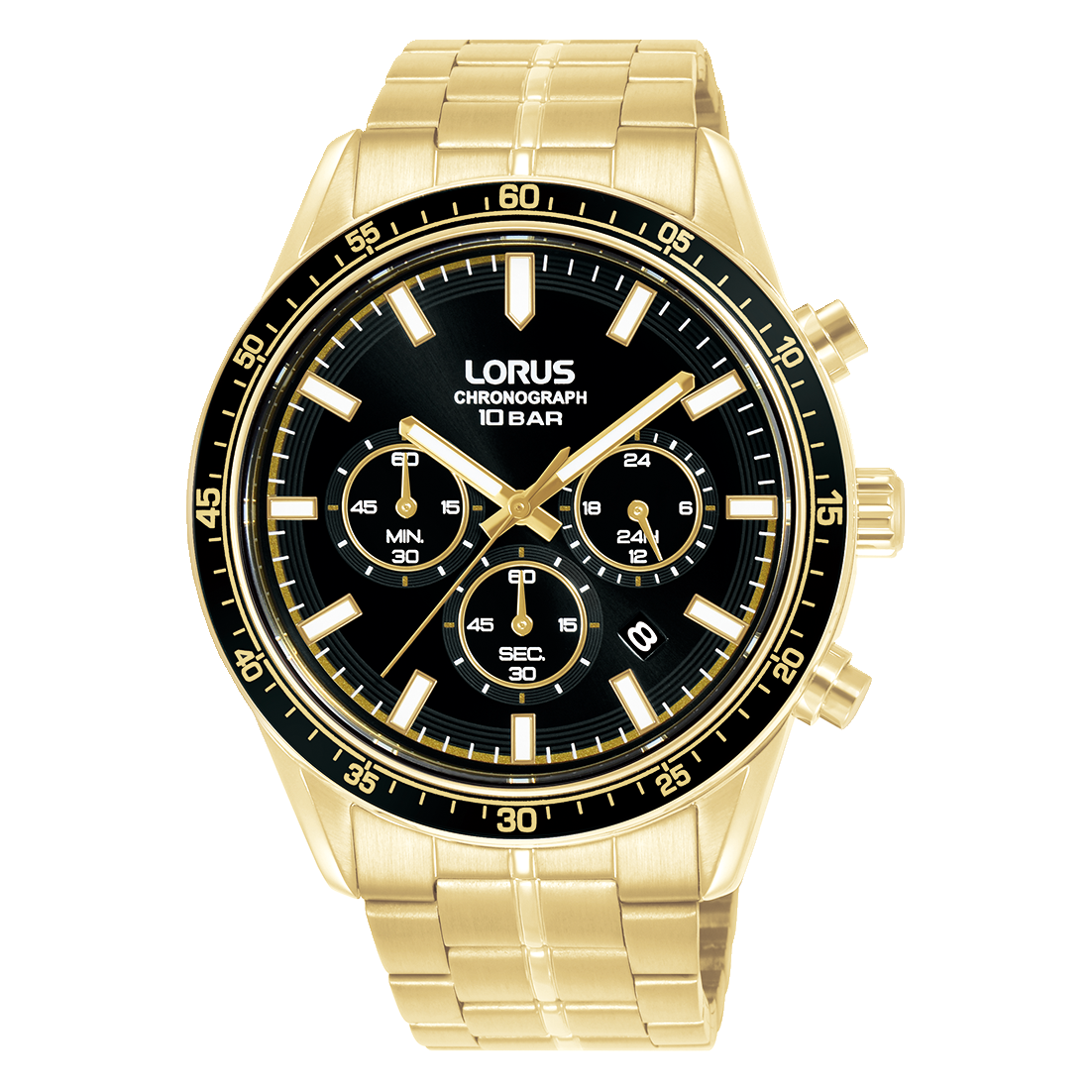 Lorus Sport RT350LX9 Herren Armbanduhr • Chronograph • Mineralglas