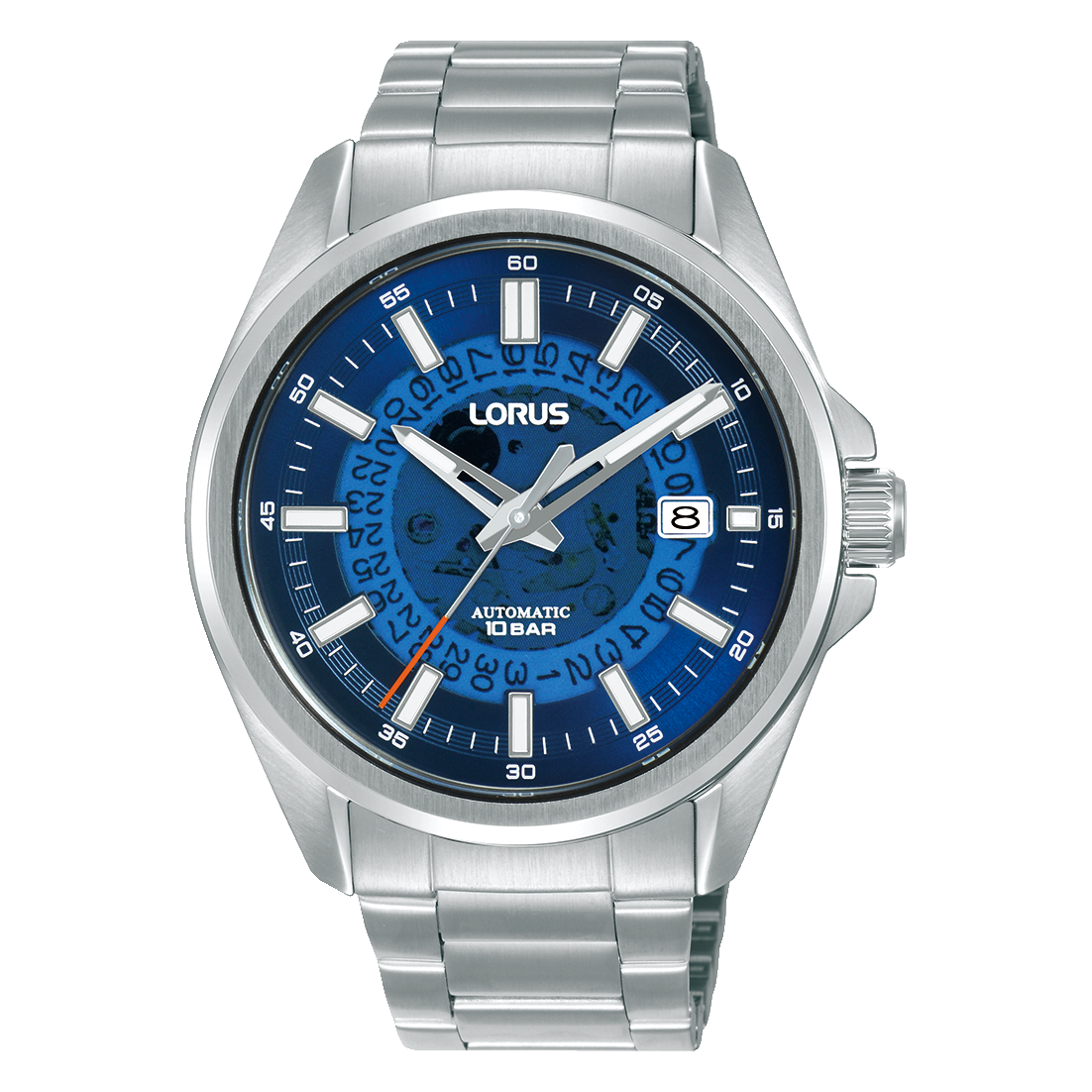 Lorus Classic RU403AX9 Herrenuhr Automatik • Mineralglas • Edelstahlarmband