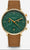 alt
Orologio Hamburg Chrono E Vintage in pelle scamosciata marrone, vista frontale su sfondo grigio