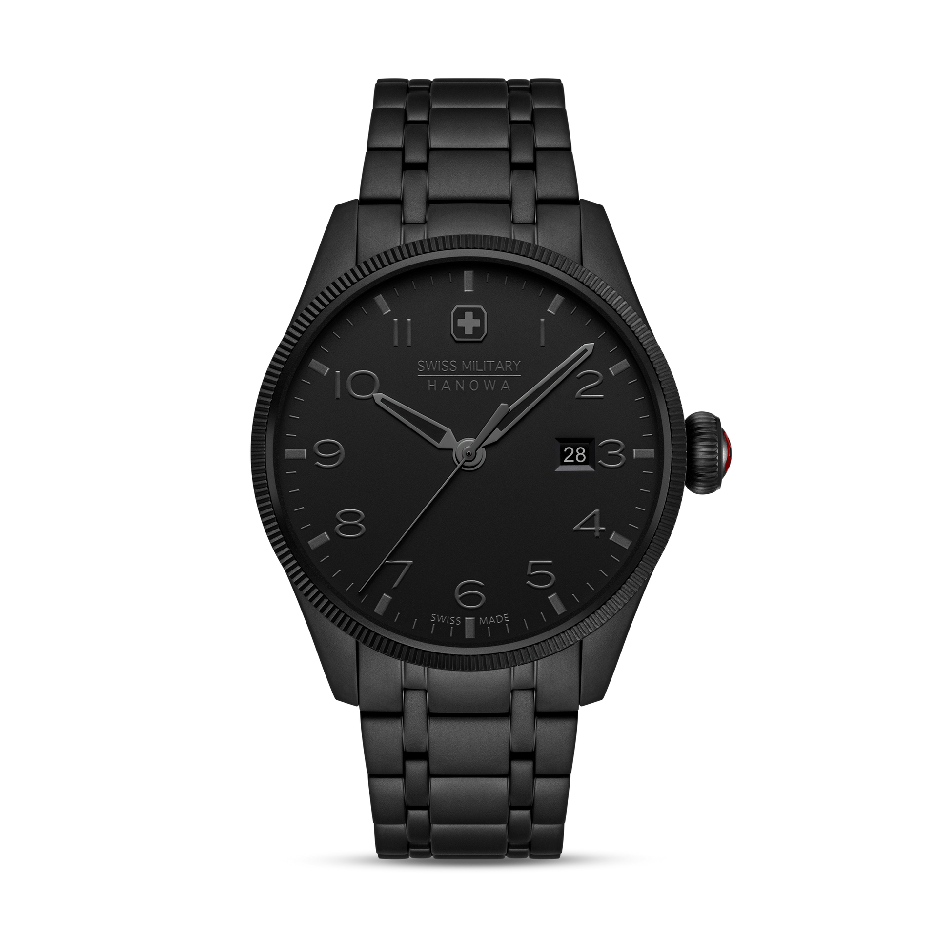 Swiss Military Hanowa Thunderbolt Stealth SMWGH0000830 Herren Armbanduhr Schwarz • Saphirglas • 10 ATM Wasserdicht