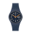 Swatch Originals Medium SO28I700 Trendy Lines at Night Armbanduhr Dunkelblau • Biosourced Gehäuse & Glas •
