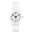 Swatch Originals Medium SO28W107-S14 Armbanduhr Weiß • Quarzwerk • Weißes Zifferblatt, Bild 4