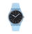 Swatch Originals Large SO29L101 Armbanduhr Hellblau • Leuchtzeiger • Biosourced-Gehäuse, Bild 8