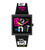 Swatch What If Square SO34B100 Unisex Armbanduhr Schwarz • Bioceramic-Gehäuse • Mehrfarbige Zeiger