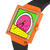 Swatch Break Time SO34Z101 Armbanduhr Orange • Bioceramic-Gehäuse • Leuchtzeiger, Bild 3