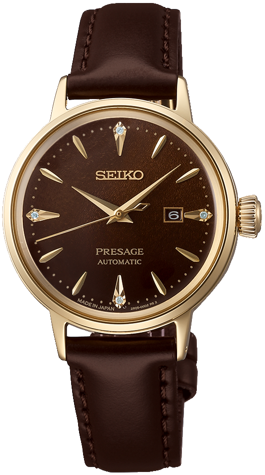 Seiko Presage SRE020J1 Orologio da Donna • Movimento Automatico • Design Cocktail Time