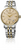 Orologio Seiko con quadrante color champagne e cinturino in acciaio inossidabile oro-argento, corona a ore 3