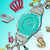 Swatch Skin SS08Z106G Mother like no other Damen Armbanduhr Türkis • Transparentes Biosourced-Gehäuse • Edelstahlarmband mit
