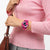 Swatch New Chrono Plastic SUSB110 Armbanduhr Fuchsia • Chronograph • Leuchtzeiger, Bild 2