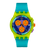 Swatch Neon Wave SUSJ404 Herren Armbanduhr Gelb • Chronograph • Leuchtzeiger