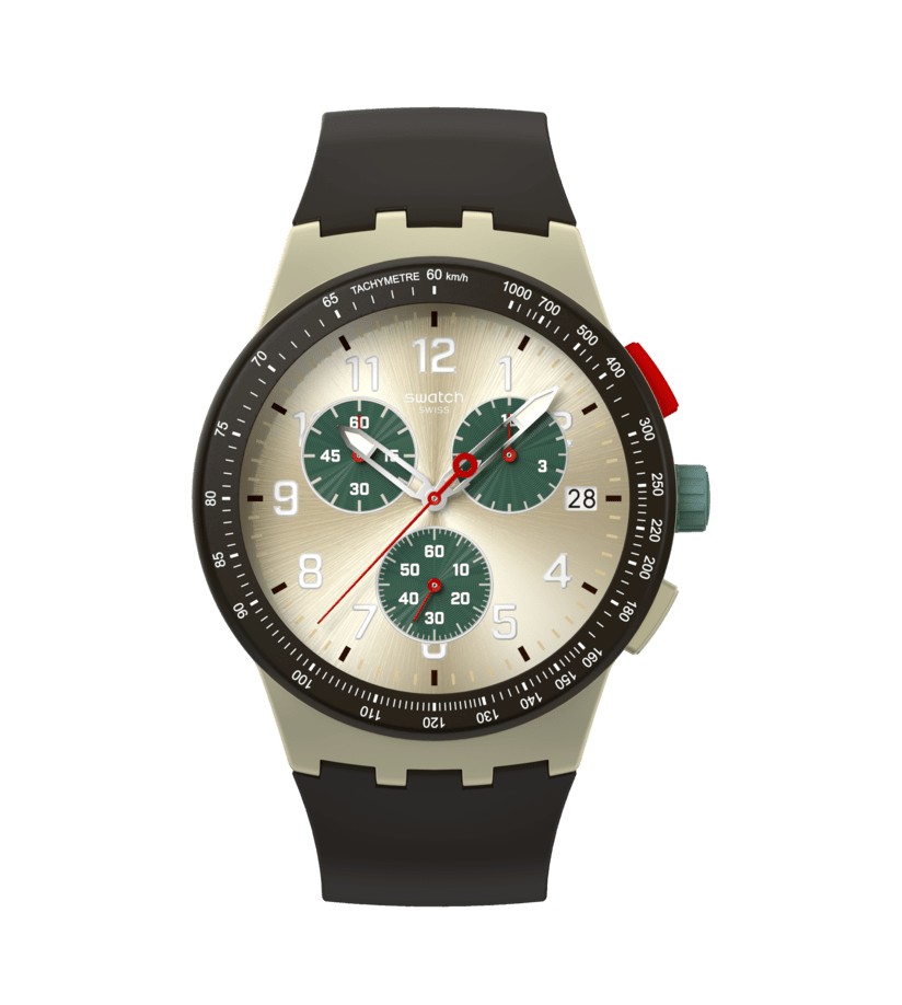 Swatch New Chrono Plastic SUST402 Herren • Chronograph • Leuchtzeiger