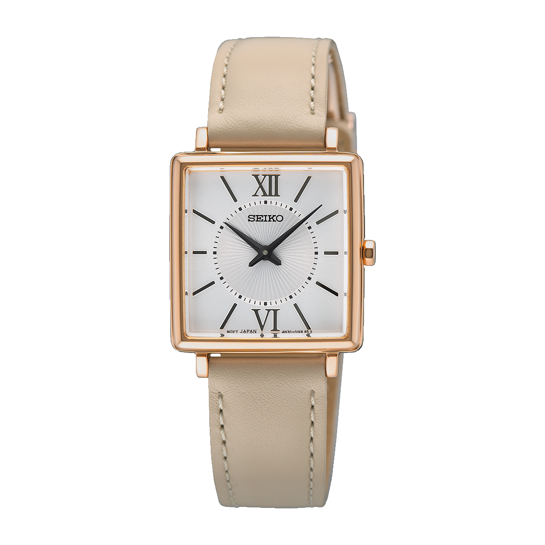 Seiko SWR114P1 Damenuhr Silber • Hardlex-Glas • 5 ATM Wasserdicht