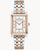 Bulova Sutton 98L328 Damen Armbanduhr Weiß • Bicolor Edelstahlarmband • Mineralglas