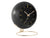 Karlsson Globe KA5832BK Tischuhr Schwarz • Geräuschloses Sweep-Uhrwerk • Glasglobus mit Golddetails