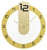 Orologio da parete AMS in ottone, vetro • Design senza tempo • Preciso movimento al quarzo