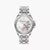Thomas Sabo WA0381-201-201 Damen Armbanduhr Silber • Blumenmotiv mit Zirkonia-Steinen • Mineralglas mit Saphirbeschichtung