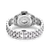 Thomas Sabo WA0381-201-201 Damen Armbanduhr Silber • Blumenmotiv mit Zirkonia-Steinen • Mineralglas mit Saphirbeschichtung