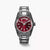 Thomas Sabo Rebel at Heart Revive WA0425-201-201 Unisex Armbanduhr Dunkelrot • Graviermuster-Design • 5 ATM wasserdicht