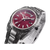 Thomas Sabo Rebel at Heart Revive WA0425-201-201 Unisex Armbanduhr Dunkelrot • Graviermuster-Design • 5 ATM wasserdicht