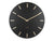 Karlsson Charm KA5716BK Wanduhr Schwarz • Geräuschloses Quarzwerk • Goldene Details