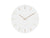 Karlsson Charm Small KA5821WH Wanduhr Weiß • Goldene Details • Offenes Zifferblatt