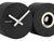 Karlsson Duo Cuckoo KA5789BK Wanduhr Schwarz • Kuckucksgeräusch jede Stunde • Geräuscharmes Sweep-Uhrwerk, Bild 3