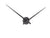 Karlsson Little Big Time KA450050 Wanduhr Schwarz • Offenes Design ohne Gehäuse • Aluminium-Konstruktion, Bild 2