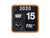 Karlsson Mini Flip KA5364OR Wanduhr Orange • Klappzahlen-Anzeige • Retro Bahnhofsuhr-Design, Bild 2