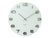 Karlsson Vintage Round KA4402 Wanduhr Weiß • Retro-Glasdesign • Arabische Ziffern
