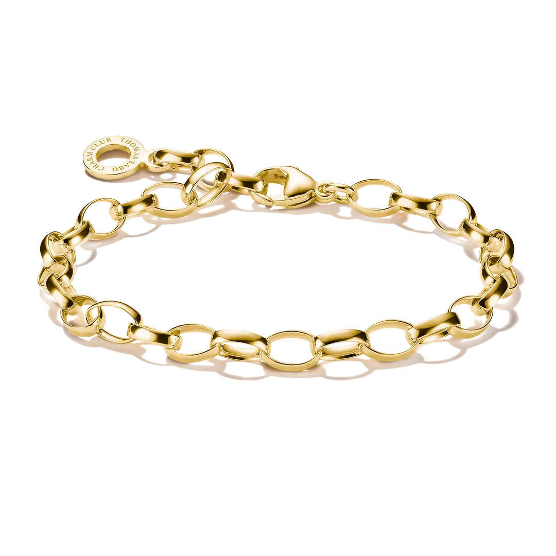 Bracciale Charm Classico - Placcatura in oro giallo 750