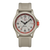 Orologio da uomo Luminox Bear Grylls con cassa beige, quadrante arancione e cinturino in caucciù