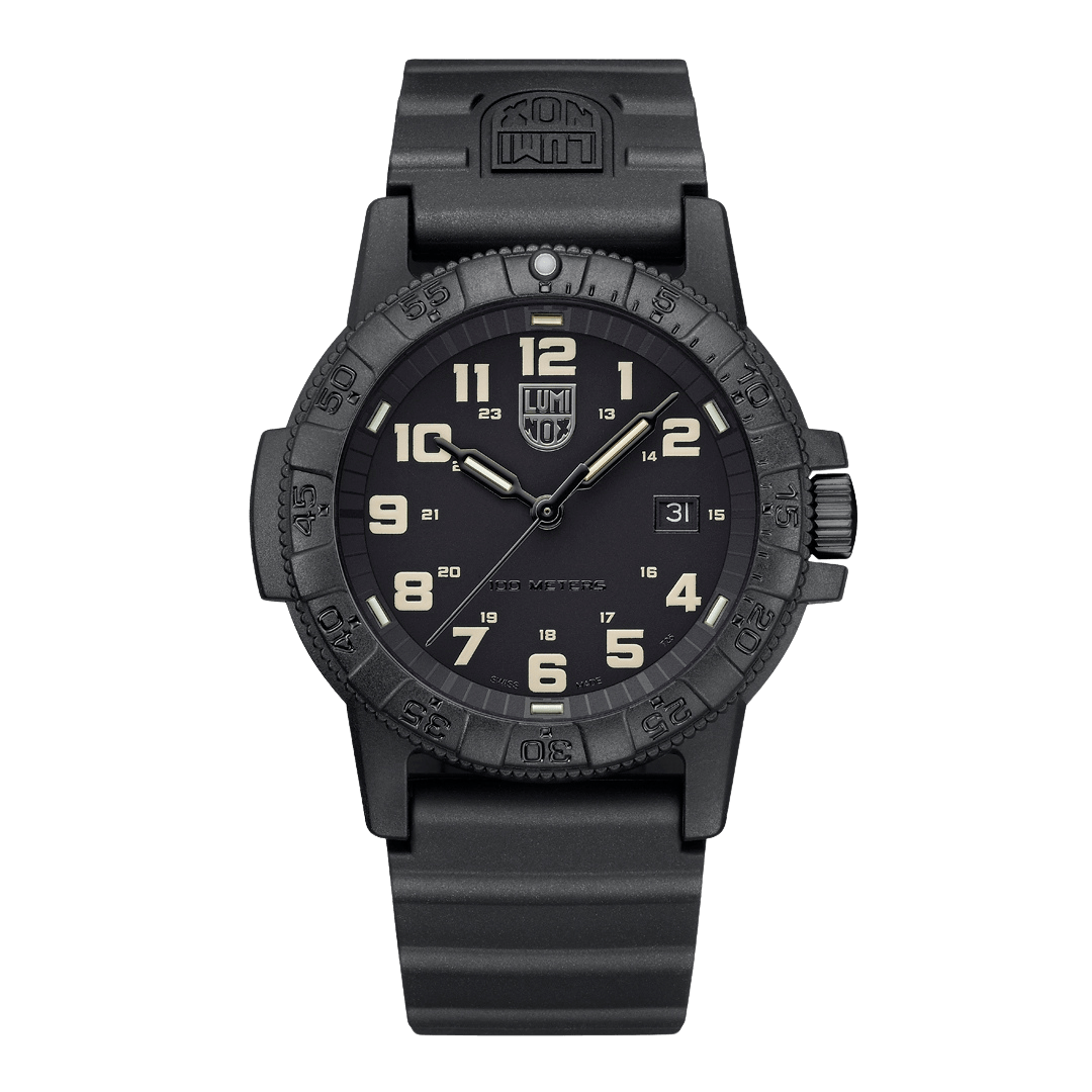 Luminox XS.0330-S90, orologio da uomo in acciaio inossidabile con cinturino in pelle nera
