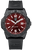 Orologio subacqueo Luminox Pacific Diver Ripple con quadrante nero, cassa in acciaio inossidabile e cinturino in caucciù nero. Design sportivo ed elegante con ghiera girevole e datario.