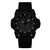 Orologio da uomo con cassa nera, quadrante beige e indici luminescenti