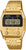 Orologio da polso digitale Casio con cinturino in acciaio inossidabile color oro e pulsanti frontali, display illuminato