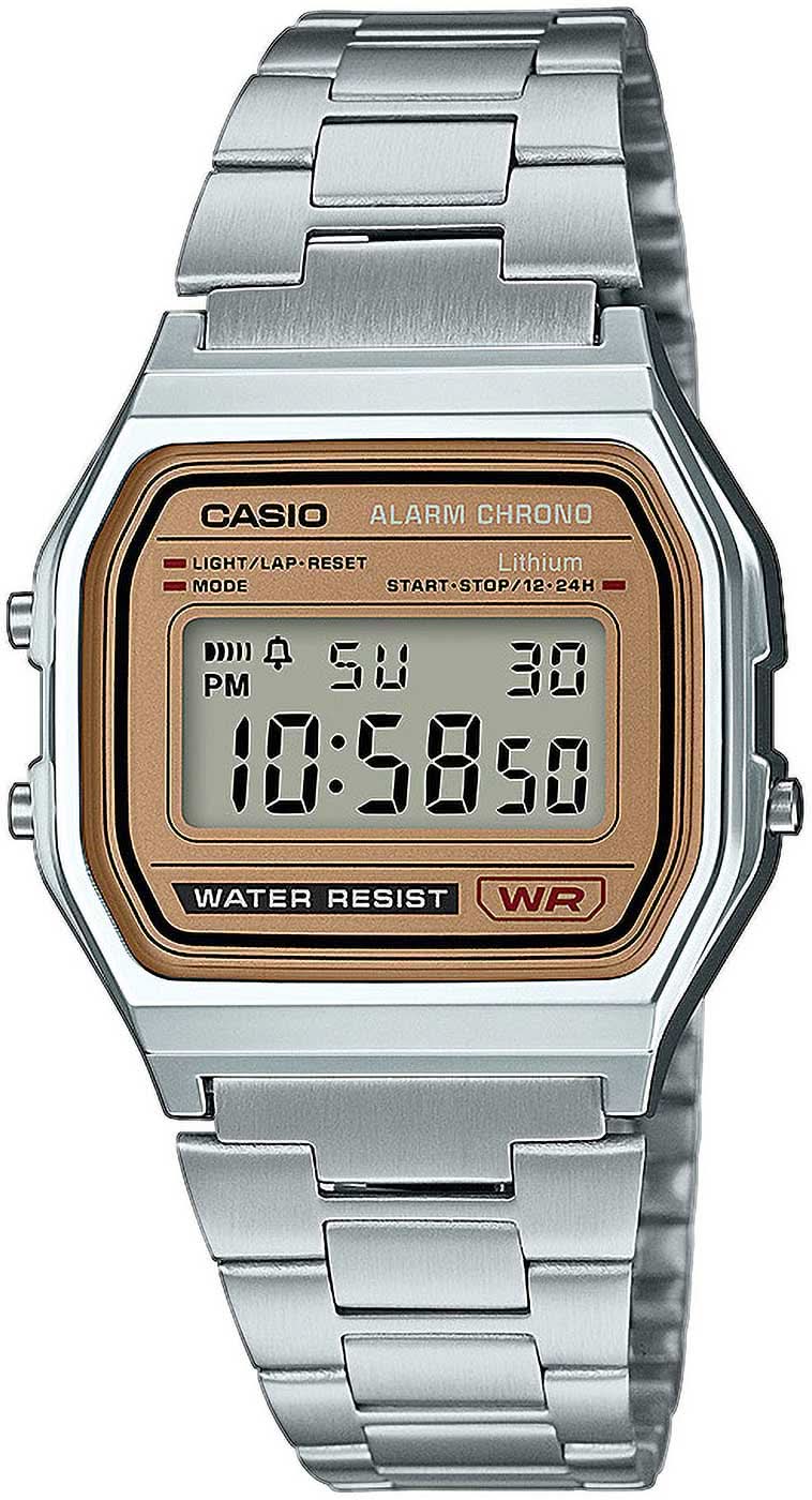 Casio Vintage A158WEA-9EF Orologio • Iconico Design Retrò • Cronometro Digitale