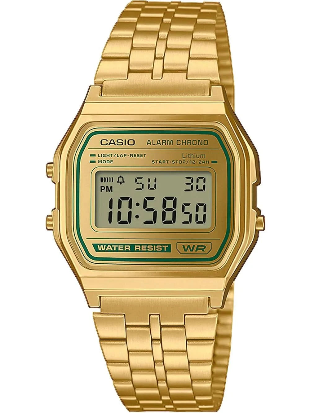 Casio Vintage A158WEGV-9AEF Orologio • Iconico Design Retrò • Batteria 7 Anni