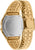 Orologio Casio Vintage con cinturino in metallo color oro e fondello in metallo (copertura rotonda).