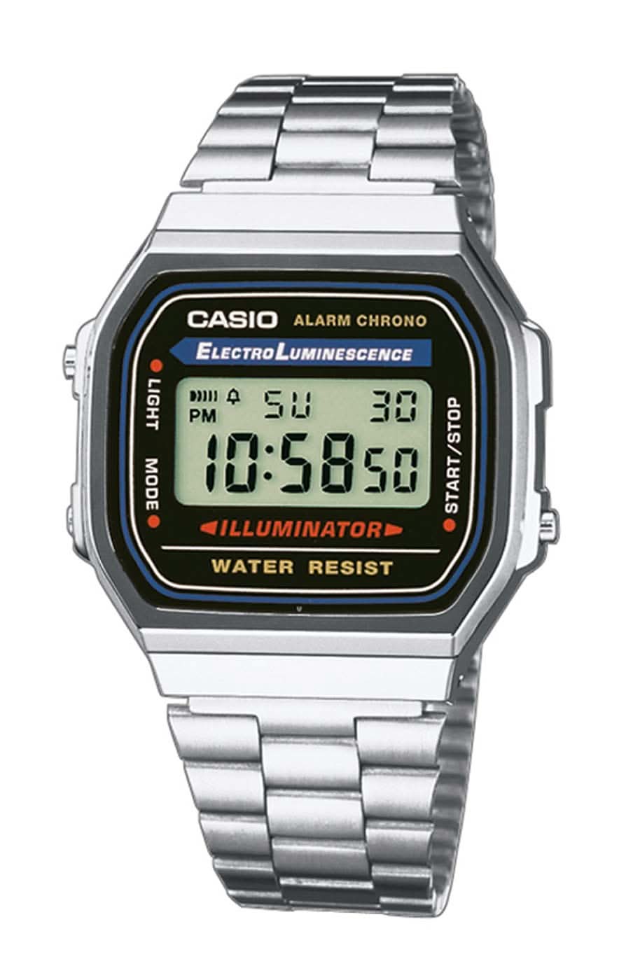 Casio Vintage A168WA-1YES Orologio • Iconico Design Retrò • Cronometro & Sveglia