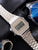 Orologio Casio Vintage con bracciale in acciaio inossidabile color argento e display digitale
