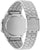 Retro Casio orologio retro con fondello in acciaio inossidabile argentato, cinturino in metallo con chiusura