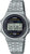 Orologio Casio Vintage con cinturino in acciaio inossidabile argentato e quadrante nero
