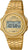 Casio Vintage Digitaluhr mit goldenem Metallarmband und rundem Display, WR