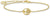 Bracciale Tree of Love con pietre bianche - placcatura in oro giallo 750