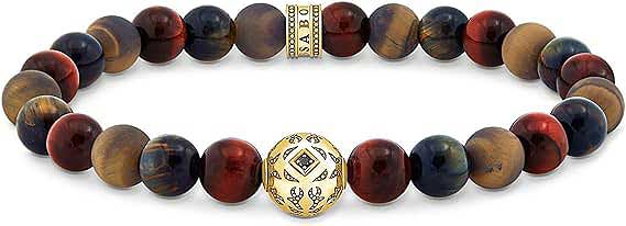 Bracciale con perle in occhio di tigre - Thomas Sabo Modello: A2145-324-2