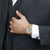 Orologio unisex al polso con cinturino milanese color oro e quadrante grigio