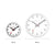 Orologio da parete Mondaine 25x25x4,2 cm Alluminio • Design svizzero • Movimento al quarzo silenzioso